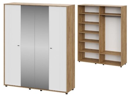 Шкаф четырехстворчатый Милан 