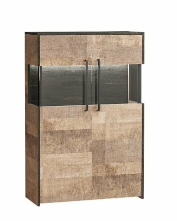 Комод-витрина с подсветкой Трувор 