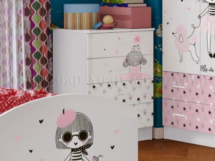 Комод Мальвина Юниор-2 ЛДСП 