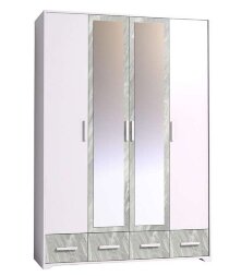 Шкаф для одежды и белья 555 Айрис, Статуарио